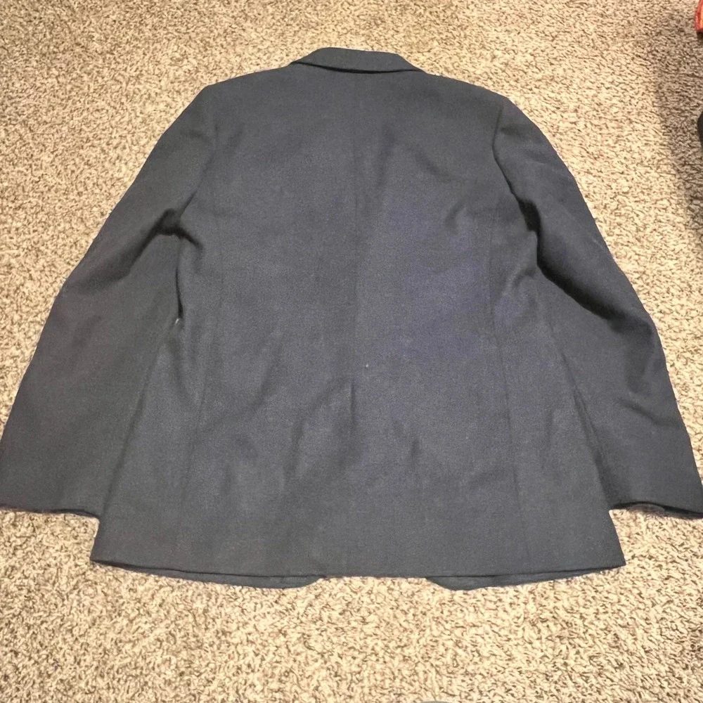 J. Crew Thompson Blazer Two Button Sport Coat Black Mens‎ 42L